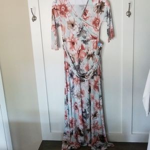 Pinkblush floral Maternity dress